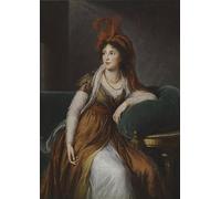 SERENDIPITP Portrait Tableaux Tableau Toile Affiches d'Art Comtesse Anna Alexandrovna Golitsyna née princesse par Elisabeth Louise Vigée Lebrun Pour la Décoration Murale 60x90cm