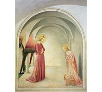 SERENDIPITP Portrait Tableaux Tableau Toile Affiches d'Art l'Annonciation de Fra Angelico Peinture Décorative sur Toile Pour la Décoration Murale 60x90cm
