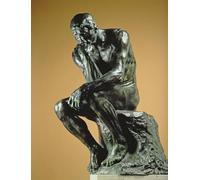 SERENDIPITP Portrait Tableaux Tableau Toile Affiches d'Art le Penseur d'Auguste Rodin Peinture Décorative sur Toile Pour la Décoration Murale 60x90cm