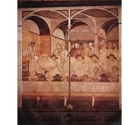 SERENDIPITP Portrait Tableaux Tableau Toile Affiches d'Art le Serment de Saint Louis de Toulouse par Ambrogio Lorenzetti Peinture Décorative sur Toile Pour la Décoration Murale 60x90cm
