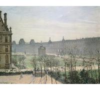 SERENDIPITP Portrait Tableaux Tableau Toile Affiches d'Art les Tuileries de Camille Jacob Pissarro Peinture Décorative sur Toile Pour la Décoration Murale 60x90cm