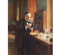 SERENDIPITP Portrait Tableaux Tableau Toile Affiches d'Art Louis Pasteur par Albert Gustaf Aristides Edelfelt Peinture Décorative sur Toile Pour la Décoration Murale 60x90cm