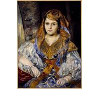 SERENDIPITP Portrait Tableaux Tableau Toile Affiches d'Art Portrait de Madame Clémentine Stora dite la peinture algérienne par Pierre Auguste Renoir Pour la Décoration Murale 60x90cm