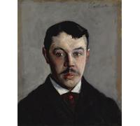 SERENDIPITP Portrait Tableaux Tableau Toile Affiches d'Art Portrait d'homme de Gustave Caillebotte Peinture Décorative sur Toile Pour la Décoration Murale 60x90cm