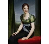 SERENDIPITP Portrait Tableaux Tableau Toile Affiches d'Art Portrait of Madame Regnault De Saint-jean D angely by Baron François Pascal Simon Gérard Pour la Décoration Murale 60x90cm