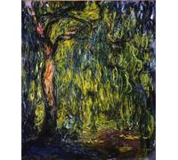 SERENDIPITP Portrait Tableaux Tableau Toile Affiches d'Art Saule pleureur de Claude Monet Peinture Décorative sur Toile Pour la Décoration Murale 60x90cm