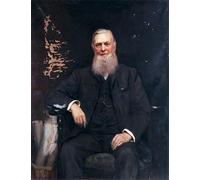 SERENDIPITP Portrait Tableaux Tableau Toile Affiches d'Art William Cawkwell Directeur général London and North Western Railway Sir Hubert Von Herkomer Pour la Décoration Murale 60x90cm