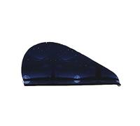 Serene Blue Night View Coral Velvet Dry Hair Cap for Women Hair Caps with Buttons for Curly Long & Thick Hair Anti Frisottis