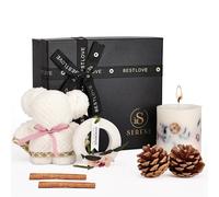 SERENE Bougie Parfumées - Bougie Parfumée | Coffret Bougies Parfumées Cadeau | Coffret femme | Coffret Bougie | Bougie Decorative | Cadeau Anniversaire Femme