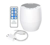 Serene Evolution Machine à bruit blanc pour adultes ou bébés, machine à bruit blanc pour l'intimité au bureau et l'annulation du bruit, machine de son pour adultes, ventilateur, océan, sons de pluie