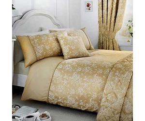 Serene Jasmine - Parure de lit Facile d'entretien | King Size | Champagne Gold Bedding