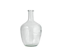 Serene Spaces Living Vase Bouteille en Verre Transparent, Style Rustique pour Table Basse, cheminée, décoration intérieure, Vase à Plantes à Longue Tige, Mesure 15,2 cm de diamètre et 25,4 cm de Haut