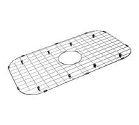Serene Valley Grille de protection d'évier 66 x 36 cm, drain centré avec rayon d'angle de 8,9 cm, matériau en acier inoxydable 304 NLW2614C