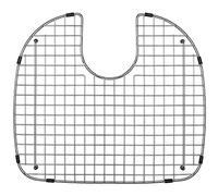 Serene Valley Grille d'évier 47,7 x 41,9 cm, drain arrière avec rayon d'angle inférieur de 6,3 cm et rayon d'angle supérieur de 16,5 cm, grille inférieure NDG1917R