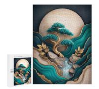 Serene Zen Garden Landscape Puzzle 1000 Pièces Educa Jouet en Bois Cadeau Unique Décoration Intérieure Jeu Éducatif Challenge Toy Adultes Et Enfants À Partir De 14 Ans 500 PCS