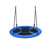 SereneLife Balançoire Ronde - 100 cm - Bleu