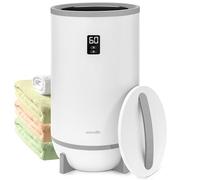 SereneLife Chauffe Serviettes 20L Portable Grand Seau - Chauffe Serviettes Salle de Bain avec Minuterie pour Spa, Peignoirs et Couvertures