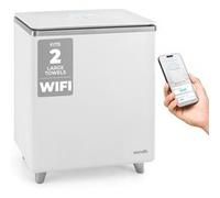 SereneLife Chauffe-serviettes avec Wi-Fi - Capacité de 2 Grandes Serviettes - Gris