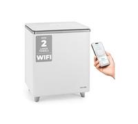 SereneLife Chauffe-serviettes avec Wi-Fi - Capacité de 2 Grandes Serviettes - Gris