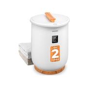 SereneLife Chauffe-serviettes de Luxe 20L – Seau chauffant, arrêt automatique, 2 grandes serviettes