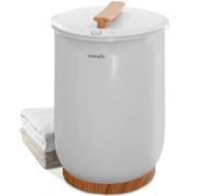 SereneLife Chauffe-Serviettes de Luxe 20L - Seau Chauffant pour Salle de Bain avec Arrêt Automatique, Capacité 2 Grandes Serviettes, Convient aux Peignoirs et Pyjamas
