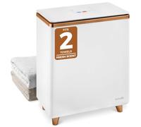 SereneLife Chauffe-Serviettes de Luxe Rectangulaire - Chauffe Spa & Salle de Bain avec Parfum Personnalisé, Arrêt Automatique, Accueille 2 Grandes Serviettes, Couvertures, Peignoirs, Pyjamas - Cadeau