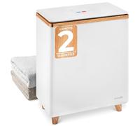 SereneLife Chauffe-serviettes de Luxe Rectangulaire - Chauffe Spa & Salle de Bain avec Parfum Personnalisé, Arrêt Automatique, Accueille 2 Grandes Serviettes, Couvertures, Peignoirs, Pyjamas - Cadeau