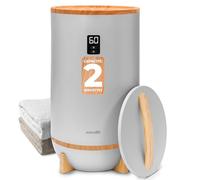 SereneLife Chauffe-Serviettes de Luxe - Seau Chauffant pour Salle de Bain | Arrêt Automatique | Support pour Disque Parfumé | Convient à 2 Grandes Serviettes