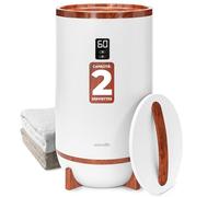 SereneLife SLTLW300 Single Touch Towel & Blanket Warmer with Fragrant Disc Holder and LED Ring (Red), Cerise