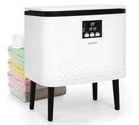 SereneLife Chauffe-serviettes Rectangulaire - Chauffe-serviettes Chaud à Grande Capacité de 20L pour Salle de Bain, Tubulure en Acier Inoxydable, Opération à Un Clic, Arrêt Automatique, Contient