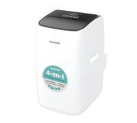 SereneLife Climatiseur Portable 12 000 BTU - Clim Mobile 4 en 1 Silencieuse avec WiFi, Refroidissement Rapide, Chauffage, Déshumidificateur, Inverter et Double Tuyau, Kit Fenêtre, Contrôle APP