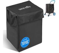 SereneLife Doublure Amovible pour Chariot de Courses - 32 x 39 x 49,5 cm, imperméable et résistant aux déchirures, Tissu Oxford 600D pour Courses, Linge, Bagages, Fonctionne Parfaitement avec Les