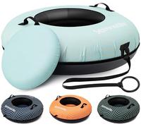 SereneLife Luge Gonflable 100 cm - Tube de Neige Résistant avec Coque Rigide et Housse Oxford - pour Enfants et Adultes