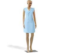 SereneLife Mannequin féminin réglable - 175 cm - Détachable - Forme de Robe entière - Torse factice Taille réelle - pour Vente au détail de vêtements - Teinte de Peau