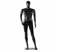 SereneLife Mannequin Masculin Corps Complet, 185cm de Hauteur, Membres Flexibles, Tête Ajustable, Design Détachable, Idéal pour Magasins de Vêtements, Boutiques, Expositions et Plus