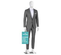 SereneLife Mannequin Masculin Corps Complet, 185cm de Hauteur, Membres Flexibles, Tête Ajustable, Design Détachable, Idéal pour Magasins de Vêtements, Boutiques, Expositions et Plus