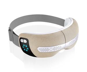 Serenelife Masque Chauffant Yeux, Masseur Oculaire Intelligent avec Chaleur et Refroidissement, Masseur de Tête sans fil avec Musique Bluetooth, Compression, et Vibration, Pour Relaxation et Confort