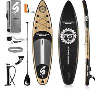 Serenelife Paddle Gonflable (6” d'épaisseur) avec Accessoires Sup et Sac de Transport, Sup Gonflable avec Large Posture, contrôle du Surf et Pont antidérapant, Planche de Surf pour Jeunes et Adultes