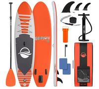 Serenelife Paddle Gonflable (6” d'épaisseur) avec Accessoires Sup et Sac de Transport, Sup Gonflable avec Large Posture, contrôle du Surf et Pont antidérapant, Planche de Surf pour Jeunes et Adultes
