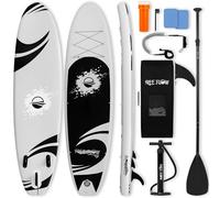 SereneLife Paddle Gonflable Adulte 305 x 81 cm - Stand Up Paddle Gonflable Stable et Antidérapant avec Accessoires, Planche Sup pour Lac, Rivière, Yoga et Pêche