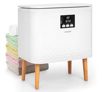 SereneLife Panier Chauffe-serviettes Rectangulaire, Grande Capacité Chauffe-serviettes et Couvertures pour Salle de Bain, Contrôle à Un Seul Clic, Design Économe en Énergie avec Arrêt Automatique