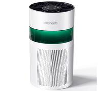 SereneLife Purificateur d'air portable - Purificateur d'air compact avec boîte à arômes et lumière ambiante, haute efficacité de filtration, 2 vitesses, minuterie et mode sommeil, rappel de filtre