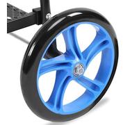 SereneLife Roues Arrières en Caoutchouc de Remplacement pour Chariots de Courses, Roues Pivotantes en Caoutchouc Thermoplastique Non-Tachant, Se Déplacent Doucement et Silencieusement dans Toutes les