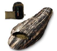 SereneLife Sac de Couchage Momie de Randonnée - Équipement de Camping pour Adultes/Adolescents avec Oreiller et Sac de Transport - Léger, Imperméable, Idéal pour Le Camping, la Randonnée et Le Voyage