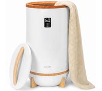 SereneLife Sèche-Serviettes électrique avec minuterie, Chauffe-Serviettes pour 2 Serviettes, économe en énergie et Mobile avec Protection Contre la surchauffe, arrêt Automatique, Spa et Bien-être