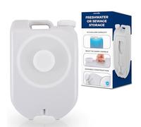 SereneLife SLCAWT20 Réservoir d'eau Compact Portable Non Toxique avec poignée de Transport, Adaptateur pour événements Sociaux en Plein air, Chantiers, Camping, Bateau, préparation aux Situations
