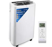 SereneLife SLPAC14.5 Portable Air Conditioner-Compact Home A/C Cooling Unit with Built-in Dehumidifier & Fan Modes, Includes Window Mount Kit (14,000 BTU), White