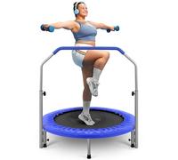 SereneLife SLSPT409 Sports Jumping Fitness Trampoline, Adult Size Unisexe, Bleu foncé, Taille Unique