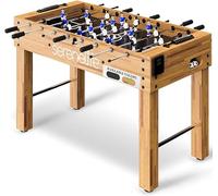 Serenelife Table de Baby foot-Babyfoot Intérieur Adulte/ Enfant- Jeu de Football de Table