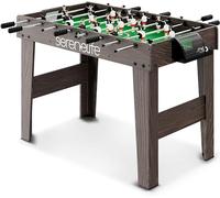 SereneLife Table de Babyfoot 120 cm - Babyfoot Pliable avec 2 Ballons, Table de Football pour Enfants et Adultes